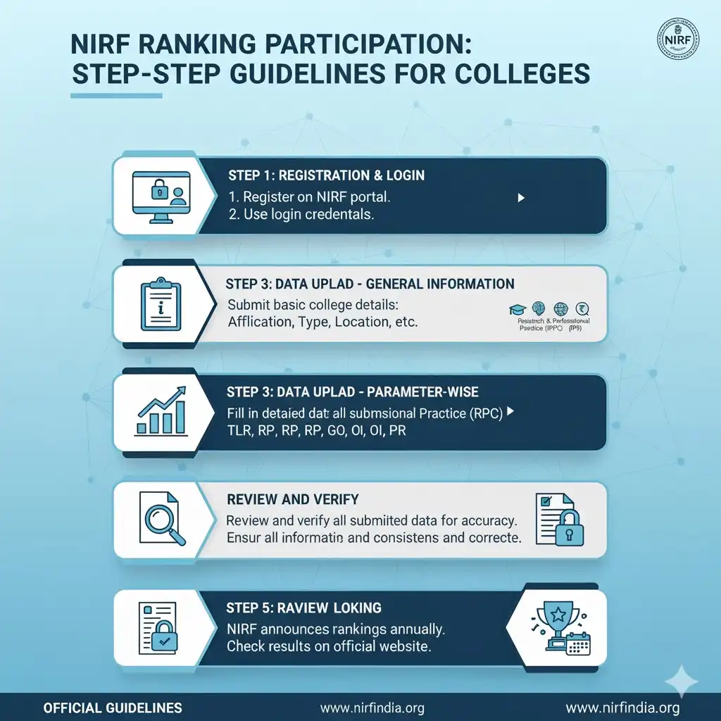 NIRF ranking 2026 India - A Step-by-step guide